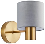 Φωτιστικό Τοίχου - Απλίκα Adept 77-8305 14x23x17cm 1xE27 60W Gold-Grey Homelighting