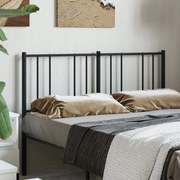 vidaXL Κεφαλάρι Μαύρο 120 εκ. Μεταλλικό