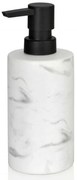 Δοχείο Κρεμοσάπουνου Marble LBTAH-BA68134 Φ7x18cm 250ml Black-White Andrea House Ceramic