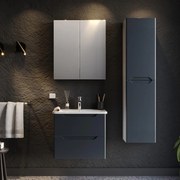 Σετ Έπιπλο Μπάνιου PERLA 60 Ανθρακί 60x46x140 εκ.