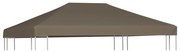 vidaXL Κάλυμμα για Κιόσκι Χρώμα Taupe 3 x 3 μ. 310 γρ./μ²