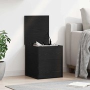 vidaXL Κουτί Αποθήκευσης Μαύρη Δρυς 40x42x46 εκ. Φτιαγμένο από Ξύλο