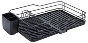 Estia 01-9618 Στεγνωτήρας Νεροχύτη Μεταλλικός 30.7x43.3x10.5cm, Μαύρο
