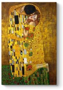 Πίνακας σε καμβά &quot;The Kiss&quot; Megapap ψηφιακής εκτύπωσης 80x125x3εκ.