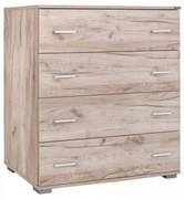 ΣΥΡΤΑΡΙΕΡΑ Fylliana Imperium 4F GREY OAK ΧΡΩΜΑ 90x44x106εκ 887-225-037 - 5 ΤΕΜΑΧΙΑ