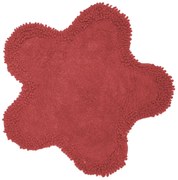 Ταπέτο Μπάνιου Μαργαρίτα Red Viopros 50 x 50cm 100% Βαμβάκι