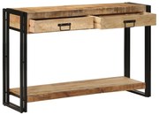 vidaXL Τραπέζι κονσόλας 120x33x75 εκ. Μασίφ ξύλο μάνγκο