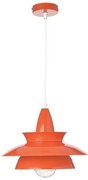 Κρεμαστό Φωτιστικό Οροφής Φ33ΧΗ128CM BROOKLYN ACA-KS07881PEK-Πορτοκαλί KS07881PEK