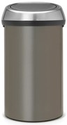 Brabantia 647249 Κάδος Απορριμμάτων Touch Bin 60L, Platinum