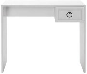 Lh-homefurniture Γραφείο Hampton Λευκό 90x75x51cm AD_CMS-1301-BB-1