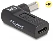 DELOCK αντάπτορας τροφοδοσίας 60009 USB-C σε Acer 5.5x1.7mm, 90°, μαύρος