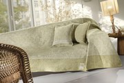 Ριχτάρι Πολυθρόνας 180x150εκ. Polycotton Chenille Parfait Olive Guy Laroche