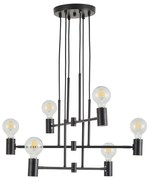 SE21-BL-100 ADEPT BLACK METAL PENDANT Γ4 HOMELIGHTING 77-8250