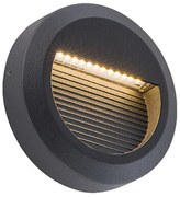 Φωτιστικό Τοίχου - Απλίκα Sidewalk 8147 Round Φ11cm 1,6W Led Nowodvorski