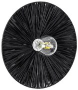Boho Φωτιστικό Τοίχου - Απλίκα Μονόφωτο 02279 GloboStar-2279-Μαύρο 02279