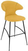 Σκαμπό Μπάρ Time Flies 590-09C5912-3 51x56x112cm Curry Sun-Black Umage