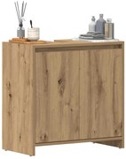 vidaXL Ντουλάπι Νιπτήρα Μπάνιου Αρτισιανή Δρυς 60x33x60 εκ. Επεξ. Ξύλο