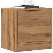 vidaXL Κομοδίνο Χρώμα Αρτισιανή Δρυς 40 x 30 x 40 εκ. από Επεξ. Ξύλο