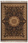 Χαλί (160x230) Βιοκαρπέτ Isfahan 2879A Black/ Cream