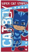 Πετσέτα Παιδική Βελουτέ PJ Masks 28 Multi Viopros Σώματος 70x140cm 100% Βαμβάκι