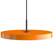 Κρεμαστό Φωτιστικό Οροφής LED 16W Φ43cm Μαύρο Φινίρισμα Asteria Umage-2423C4173-Πορτοκαλί 2423C4173