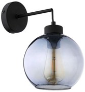 Φωτιστικό Τοίχου - Απλίκα Cubus Graphite 4138 1xΕ27 15W 25x26cm Fume TK Lighting