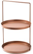 Διακοσμητική Εταζέρα Tilos 247HFM1119 Φ21x33cm Copper Aberto Design Μέταλλο