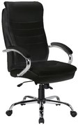 VELCO Pro Systems ΚΑΡΕΚΛΑ ΓΡΑΦΕΙΟΥ ΜΑΥΡΗ ΔΙΕΥΘΥΝΤΟΥ- ΔΙΑΣΤΑΣΕΙΣ: 64x71x110/120cm - ΕΠΙΦΑΝΕΙΑ PU+PVC velco-66-31527