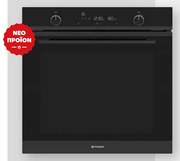 Pyramis PO78114010EBLΜ Φούρνος με Πυρόλυση 78 lt Μαύρος Ματ