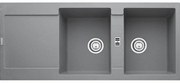 Franke Maris MAG 621 Stone Grey Γρανιτένιος Νεροχύτης 80cm