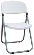 Καρέκλα Foster Ε506,1 White 49x56x82 cm Σετ 6τμχ Μέταλλο,Πολυπροπυλένιο