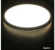 Πλαφονιέρα Φωτιστικό Οροφής LED IP54 18W 4000K Lumen-21-300180-Λευκό 21-300180