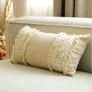 Μαξιλαροθήκη Διακοσμητική Ket 150CRG1146 Beige Aberto Design 30X50 Polyester,Βαμβάκι