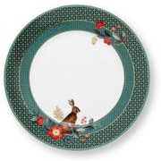 ΠΙΑΤΟ ΦΡΟΥΤΟΥ Δ21cm PIP STUDIO - WINTER WONDERLAND RABBIT 51001301 (GREEN)