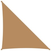 Τρίγωνο πανί σκίασης 230 gsm 90° 4,2x4,2x6μ. Άμμου