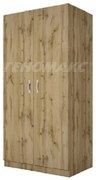 Ντουλάπα Δίφυλλη 52x191x80, Genomax  12814-324484564554 Χρώμα SASO