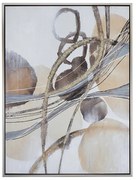 Artekko Glitter Πίνακας Καμβάς με Κορνίζα Ξύλο/Καμβάς Πολύχρωμο (120x3.7x90)cm Artekko 82353