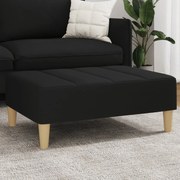 vidaXL Υποπόδιο Μαύρο 77x55x31 εκ. Υφασμάτινο