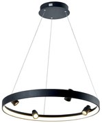 Φωτιστικό Οροφής Denis 4250600 Led Black Viokef Μέταλλο