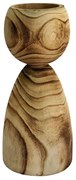 KENGO ΒΑΖΟ ΞΥΛΟ ΦΥΣΙΚΟ 15x15xH34cm - 032223