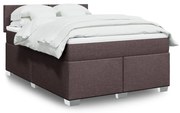 ΚΡΕΒΑΤΙ BOXSPRING ΜΕ ΣΤΡΩΜΑ ΣΚΟΥΡΟ ΚΑΦΕ 140X200 ΕΚ ΥΦΑΣΜΑΤΙΝΟ 3288207