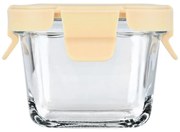 ESTIA ΦΑΓΗΤΟΔΟΧΕΙΟ CLICK&amp;SEAL ΓΥΑΛΙΝΟ 160ml 18.9x14.5x6.7cm ΜΕ ΚΑΠΑΚΙ ΠΛΑΣΤΙΚΟ IVORY