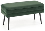 VELVA bench color: dark green / black DIOMMI V-CH-VELVA-C.ZIELONY/CZARNY DIOMMI-60-21939