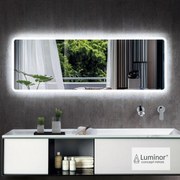 Luminor ADAGIO MUSIC 140 Φωτιζόμενος καθρέφτης Led 135W 4148 LUMEN 140x70εκ
