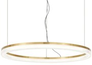 Φωτιστικό Οροφής Crown 314938 Φ60x30/205cm Led 3000lm 30W 3000K Gold Ideal Lux