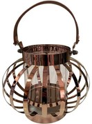 Φανάρι DWAA1005 21x21x15,5cm Bronze Espiel Μέταλλο