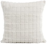 Γούνινο Διακοσμητικό Μαξιλάρι (40x40) Nima Weave Cream