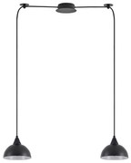 Φωτιστικό Οροφής Κρεμαστό Adept 77-9052 50x15x300 E27 60W Black Homelighting Μέταλλο