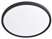 Πλαφονιέρα Φωτιστικό Οροφής LED 50W 3CCT Φ60cm InLight-42036-A-Black-Μαύρο 42036-A-Black