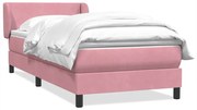 ΚΡΕΒΑΤΙ BOXSPRING ΜΕ ΣΤΡΩΜΑ ΡΟΖ 80X220 ΕΚ. ΒΕΛΟΥΔΙΝΟ 3317384